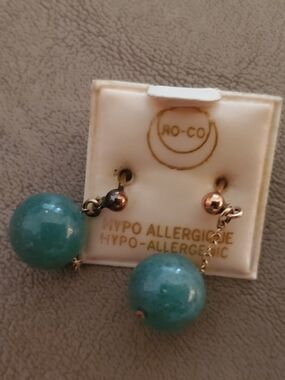 Hypoallergenic Turquoise Drop Earrings